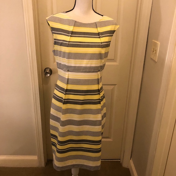 Calvin Klein Dresses & Skirts - Calvin Klein dress yellow and gray size 10 Calvin Klein Dresses & Skirts - Calvin Klein dress yellow and gray size 10